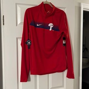 Philadelphia Phillies Nike Dri-Fit Quarter Zip